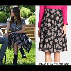 ASO Aria Montgomery Ro & De circle organza skirt